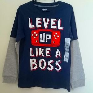 6T Carter's long sleeve shirt